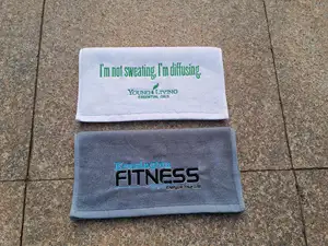 Luxurious Absorbent 100%cotton Custom Gym Towel Fitness Towel Sport Towel With Logo