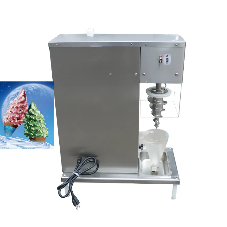 Controllo manuale dadi e frullatore per gelato Resfab Yogurt Swirl drill gelato macchina per gelato congelato