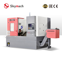 Torno CNC de Cama Inclinada BR200LDY con Eje Y y Torreta de Herramientas Motorizadas para Mecanizado Complejo de Componentes Aeroespaciales y Automotrices