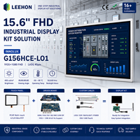 Solusi Layar Industri Innolux 15.6 Inci 1920*1080 FHD LVDS-40 Pin 450 Nits G156HCE-L01 Panel LCD Dengan Papan Driver HD-MI