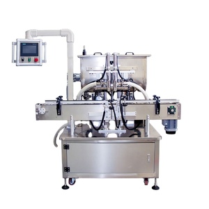 Machine de remplissage et de bouchage à pompe à engrenages liquides 25L 30L 10L à 2/4/6 têtes pour crème pour les mains, sauce chili, boissons en conserve - Product Image 3