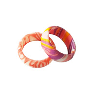Bague en silicone de qualité médicale personnalisée pour hommes et femmes