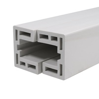 Profils de construction en plastique pvc pour fenêtre et porte