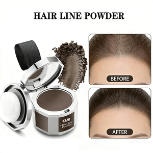 Polvo para Retoque de Raíces Resistente al Sudor, Polvo para Colorear la Línea del Cabello, Resistente al Agua, Marca Privada, Realza la Línea del Cabello - Product Image 1
