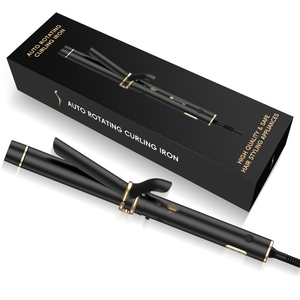 Fer à friser automatique électrique pour cheveux, fer à friser rotatif avec réglage automatique de la vitesse de rotation - Product Image 1