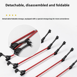 E-RIKE Lettino da Campeggio Pieghevole in Lega di Alluminio, Capacità 150KG, Ultraleggero e Smontabile, per Uso Esterno - Product Image 3