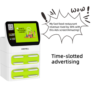 สถานีเช่าแบตเตอรี่สำรอง CHEYOLL 8 ช่อง <span class=keywords><strong>พ</strong></span>ร้อมหน้าจอ LCD และระบบเช่าแบบตั้งโต๊ะ |   สถานีชาร์จโทรศัพท์หลายเครื่อง 5000mAh - Product Image 2