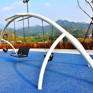 Zincato Outdoor Kids Play Gioco A Dondolo Singola A Battente per la vendita - Product Image 6