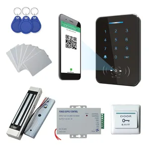 13.56Mhz IC plastic keyboard qr code access control Proximity RFID Card Reader Standalone QR CODE Access Control Device