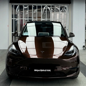 WRAPMASTER 1.52*15m Film de protection de peinture TPU PPF peinture haute brillance brun <span class=keywords><strong>chocolat</strong></span> Film anti-rayures Film vinyle de voiture - Product Image 2