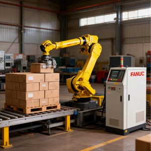 Cellule robotique <span class=keywords><strong>FANUC</strong></span> prête à l'emploi M-710iC/20L avec PLC intégré, charge utile de 20 kg, solution 6 axes intégrée pour le rectification et le polissage automatisés - Product Image 6