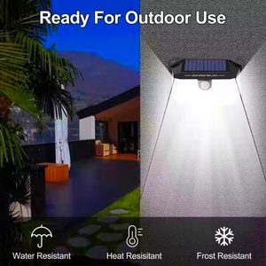Lampada Solare da Parete 178LED IP64, Illuminazione su Tre Lati, Si Accende Automaticamente al Buio con Sensore di Movimento per Cortili Esterni - Product Image 5