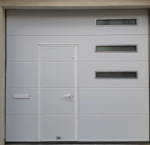 Porta del garage all'ingrosso isolata automatica con la porta pedonale per le case - Product Image 2