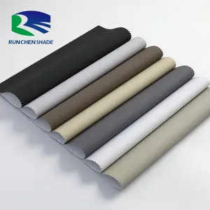 YUMA Manufacture Fabric Waterproof And Fire Retardant PVC Roller Fabric Fiberglass Vertical Blackout FABRIC