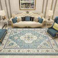 Personnalisé Européen Américain Famille Chambre Rouge Rectangle Polyester Antidérapant Écologique Rembourré Moderne Maison Tapis Thé