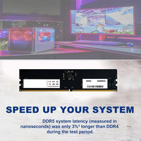 Mémoire RAM DDR5 haute vitesse 8 Go 16 Go 32 Go 5200 MHz 5600 MHz pour ordinateur de bureau, mémoire de jeu DDR5