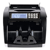 Compteur de billets Chuanwei 6100 pour dollars américains et euros avec détection infrarouge, tension universelle 110-240V