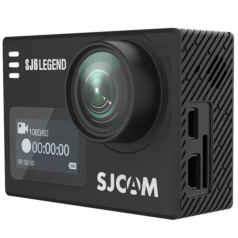 SJCAM กล้องแอ็กชัน SJ6 LEGEND 30ม.,กล้องกันน้ำ4K @ 24fps หน้าจอสัมผัส LCD คู่ขนาด2.0นิ้วกล้องวิดีโอกีฬา DV WiFi 4K