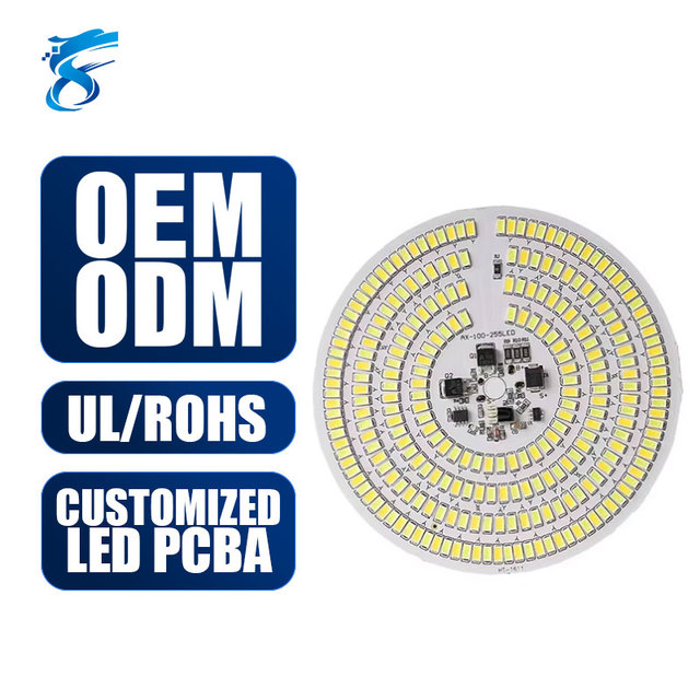 Customized ISO9001 Certified Aluminum LED PCB Board PCBA Samsung LM281B SMD 2835/3030 Assembly with 100% Function Testing