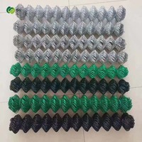 Clôture en treillis soudé en acier à faible teneur en carbone galvanisé à chaud avec maille losange pour enclos d'animaux de ferme, durable, argentée, sur mesure