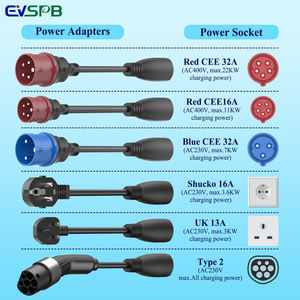 Station de charge portable EVSPB <span class=keywords><strong>Chargeur</strong></span> EV <span class=keywords><strong>mobile</strong></span> 3.5kw à 22kw avec plusieurs adaptateurs Nouveau type 2 32A 7kw <span class=keywords><strong>11kw</strong></span> Véhicule électrique" - Product Image 6