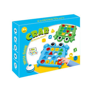 Meilleure vente 2 joueurs forme géométrique <span class=keywords><strong>jeu</strong></span> d'association drôle dessin animé crabe enfants correspondant puzzle jouets <span class=keywords><strong>jeu</strong></span> de société - Product Image 2