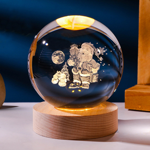 Sphère en <span class=keywords><strong>cristal</strong></span> artisanale miniature <span class=keywords><strong>de</strong></span> <span class=keywords><strong>Noël</strong></span> gravée au laser 3D <span class=keywords><strong>de</strong></span> 60 mm 80 mm pour les cadeaux <span class=keywords><strong>de</strong></span> <span class=keywords><strong>Noël</strong></span> et du Nouvel An - Product Image 5