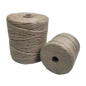 2mm Natural Jute Twine Rope Cord, Non-polished Gift Wrap