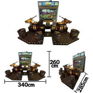 Máquina de Juegos Arcade de Disparos Multijugador Flamestone con Controles de Pistola Inmersivos para Parques de Atracciones, Centros de Juegos y Juegos Operados con Monedas - Product Image 4