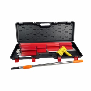 Juego de herramientas para construcción de paneles de yeso de calidad DIY, espátula de acero inoxidable y cuchilla de masilla de plástico con <span class=keywords><strong>mango</strong></span> extensible - Product Image 6