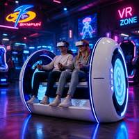 Skyfun Usine Prix VR Navette Espace Arcade Machines Intérieur Fibre De Verre VR Simulateur De Jeu pour Enfants Adultes pour Parcs D'attractions