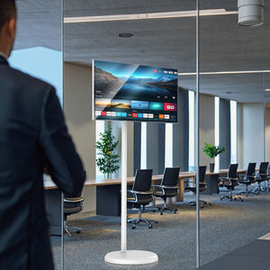 27 pouces WiFi Android 12 Portable <span class=keywords><strong>TV</strong></span> <span class=keywords><strong>sur</strong></span> roues Tablette 1080p HD Rotatif Batterie intégrée <span class=keywords><strong>Mobile</strong></span> Écran tactile Portable Smart <span class=keywords><strong>TV</strong></span> - Product Image 5