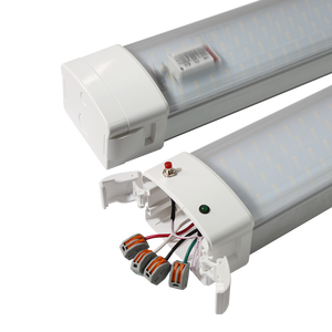 Luz LED Tri-Proof IP66 5000K Luz Diurna para Uso Industrial 150lm/W AC 220V con sensor+emergencia para estacionamiento - Product Image 3