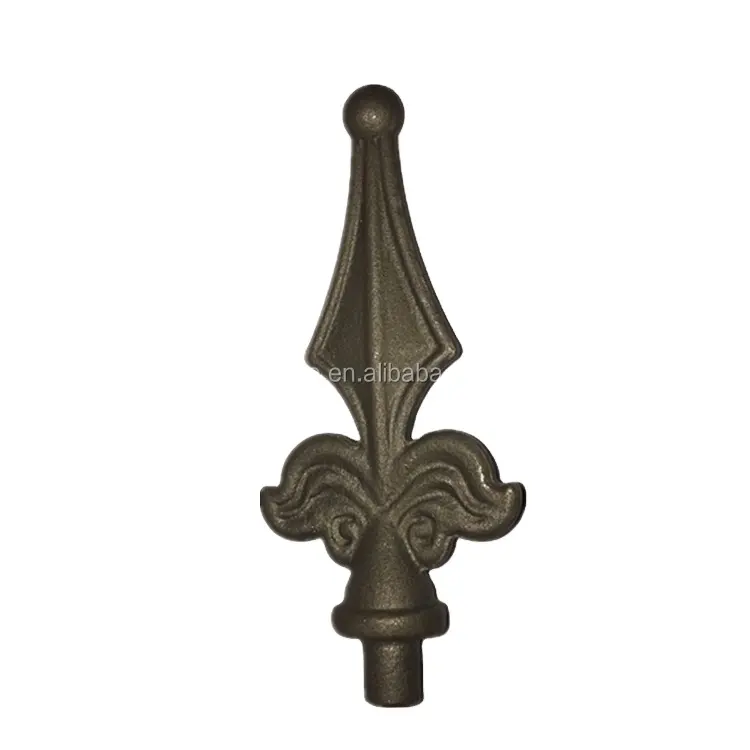 Cast Iron Spear Points Wrought Iron Finials Tops For Gate & Fence Accessories Parts