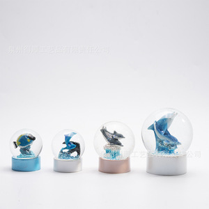 Custom Made Resin <b>Crystal</b> Ball Ornaments Miniature Globe Decorative <b>Animal</b> Figurines Handmade Gift Birthday Decoration - Product Image 2