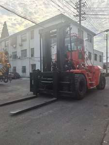 Chariot élévateur diesel d'occasion Heli TCM, chariot élévateur à fourche lourd de 25 tonnes, chariot élévateur à fourche pour conteneurs - Product Image 4