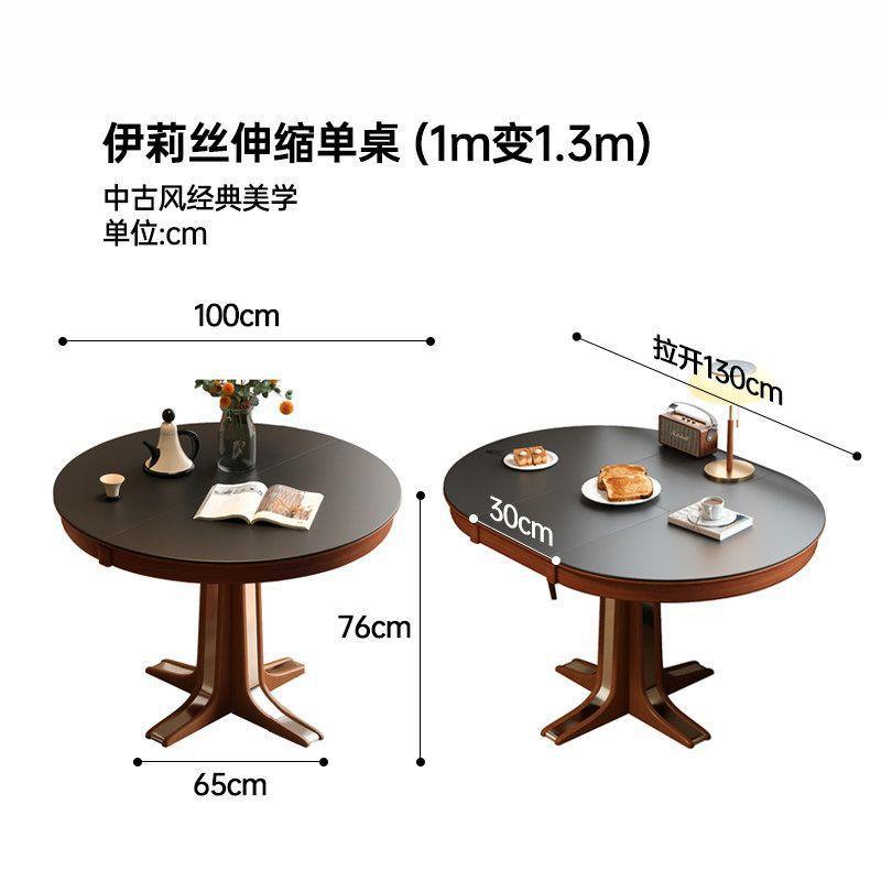Mesa telescópica elíptica, de 1m a 1.3m [Bermellón y Negro Tinta]