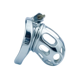 Dispositivo de Castidad Masculino Largo FRRK, Jaula para Pene, Control Corporal, Anillos Metálicos para Pene con Ranura de Bloqueo, Juguetes Sexuales Fetiche con Bloqueo para Hombres - Product Image 6