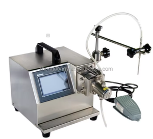 Máquina Eléctrica Semiautomática de Llenado de Agua de Sobremesa con Cabezal Único Digital para Líquidos, Perfumes y Aceites Esenciales en Viales - Product Image 6