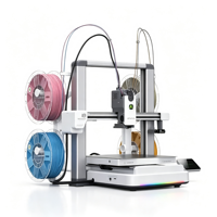 Imprimante 3D FDM multicolore Creality SPARKX I8 QuarTeks 4 couleurs avec commutation de couleur, sans tour de purge, caméra IA, nivellement automatique 260*260*255mm