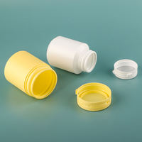 Bouteille en plastique HDPE avec bouchon à clapet, 100-150 ml, vide, pour gélules, vitamines, suppléments, médicaments et produits de santé - Vente en gros