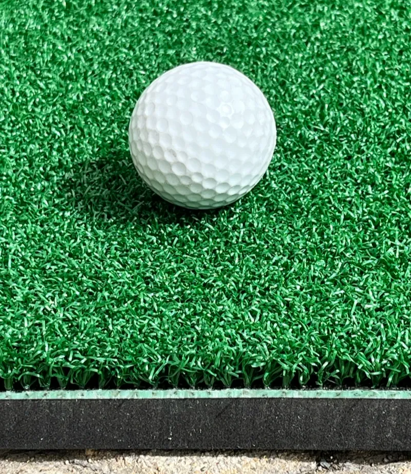 Ağır ticari 15mm naylon + 15mm EVA köpük suni çim Golf isabet Golf uygulama Mat kapalı ve açık uygulama için