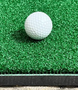 حصيرة تمارين لعب الجولف للأرضيات الصناعية من فوم إيفا 15 ملم نايلون + 15 ملم مناسبة للاستخدام الخارجي والداخلي متوافقة مع المخاطر الشاقة