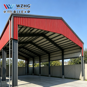 Structure de charpente en acier pour entrepôt, conçue pour des matériaux de revêtement sélectionnés, options de matériaux de construction, options de panneaux de toiture et de paroi - Product Image 1