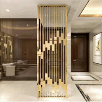 Panneaux muraux de style contemporain à hauteur réglable Cloison de séparation de pièce décorative intérieure imperméable