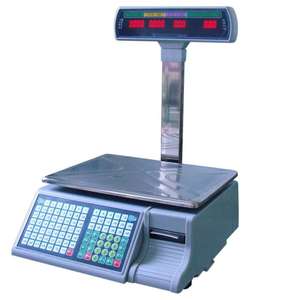 वजन और कैशियर एकीकृत पैमाने सब्जी बाजार सुपरमार्केट फल स्टोर लेबल प्रिंटिंग स्केल मूल्य पैमाने - Product Image 4