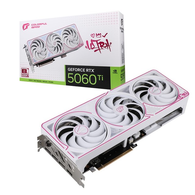 Brand New Factory-sealed RTX 5060 Ti Ultra Z OC 8GB Graphics Card with Fan Cooling for Desktop Gaming and Video Editing