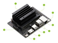 Kit de Desarrollo Oficial Jetson Nano 2GB, Computadora de Inteligencia Artificial para Aprendizaje Profundo y Robots
