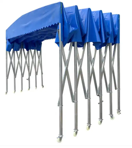 伸缩式车间帐篷工业储藏室快速组装镀锌钢柱钢筋钢丝绳 - Product Image 1