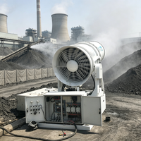 Canon à brouillard haute pression avec une portée de 50 mètres pour le contrôle des odeurs et de la poussière dans les zones de déchets de papier des rizières